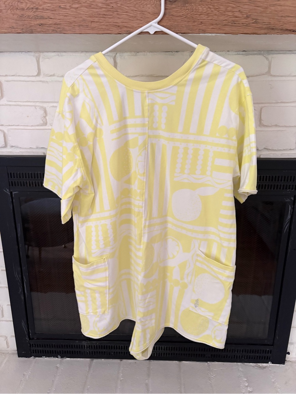 Free People Movement Hot Shot Printed Tee Romper, Sunday Market Zest